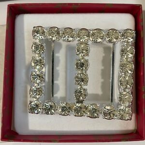 Napier bridal belt buckle